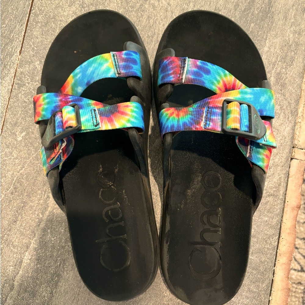 Chaco slides. Worn twice